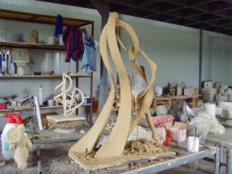 hj1714 不銹鋼雕塑—舞 小稿_青島國際服裝城不銹鋼雕塑、石雕、玻璃鋼雕塑_濱州宏景雕塑有限公司